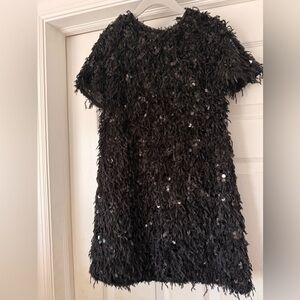 Zara Black Sequin Kids Formal Dress